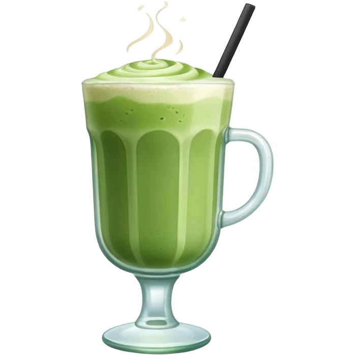 Ice matcha late emoji