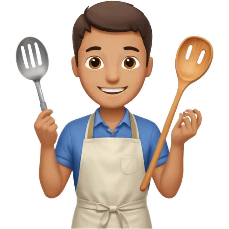 Guy cooking emoji