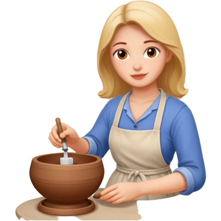 Pottery Wheel Artist woman  emoji