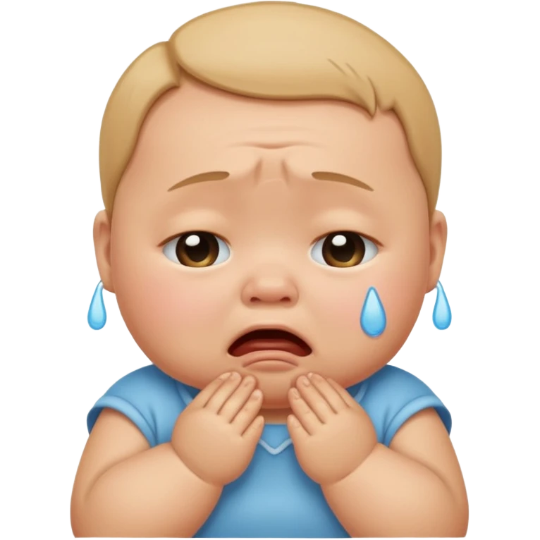 baby crying emoji