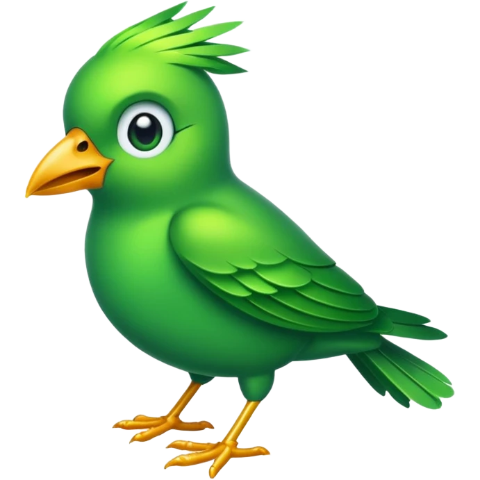 green bird emoji