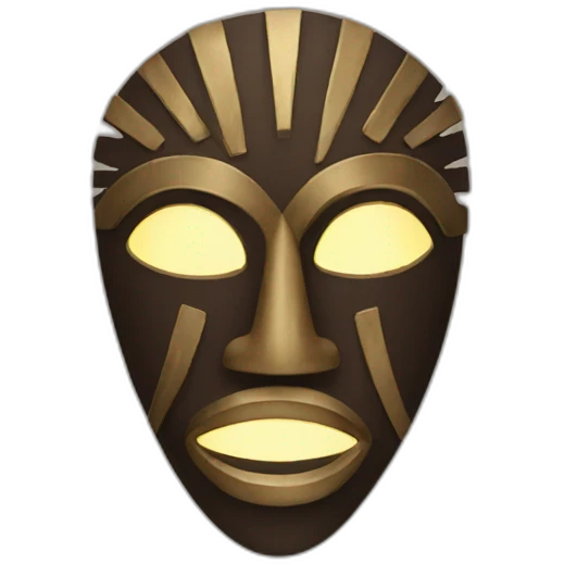 african mask emoji