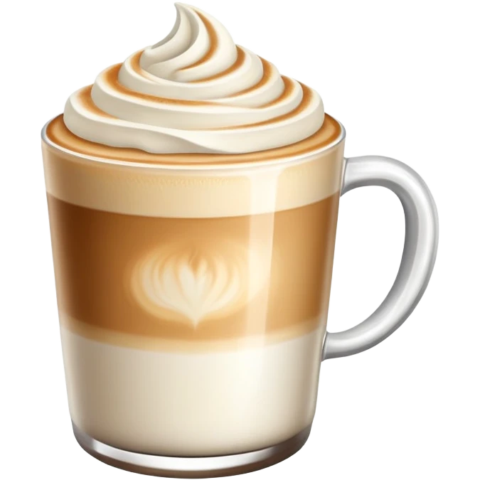 Vanilla latte emoji