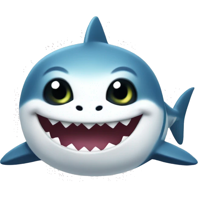 chubby baby shark  emoji
