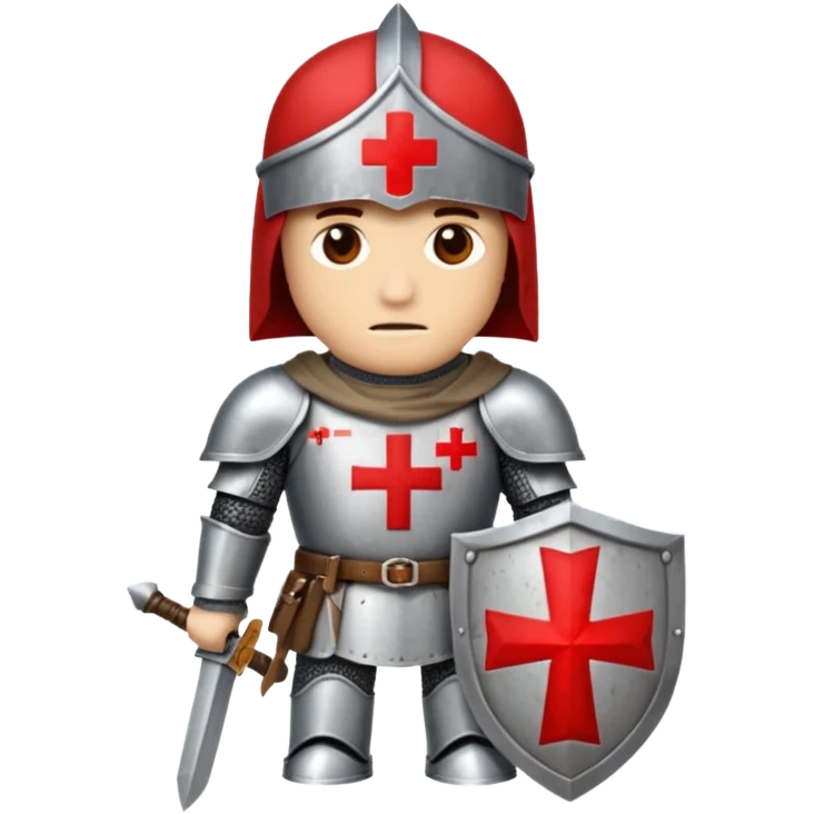 a knight templar red cross emoji