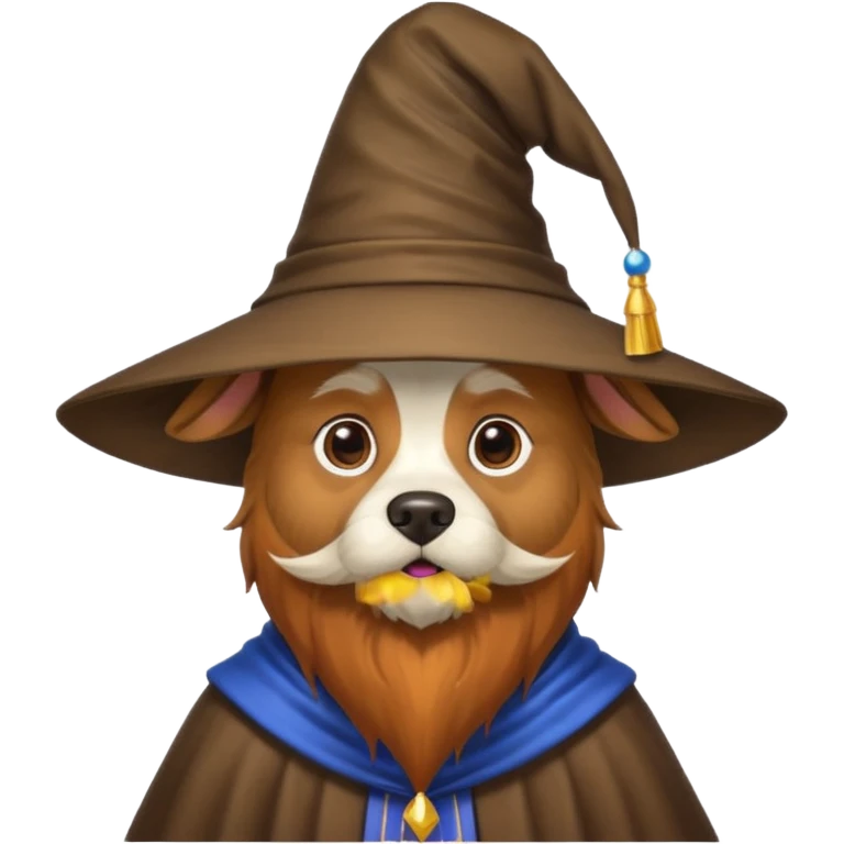 Dog wizard emoji