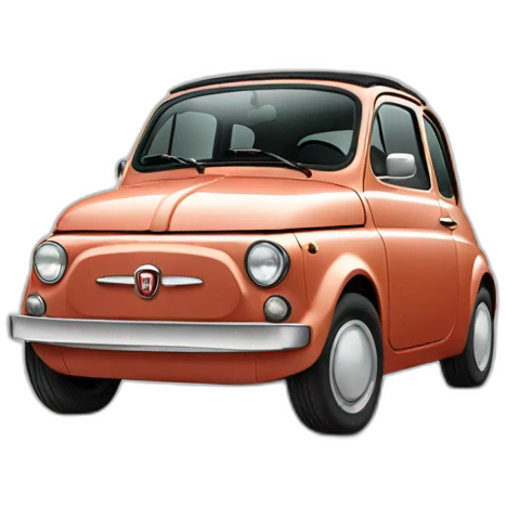 Fiat 500 emoji