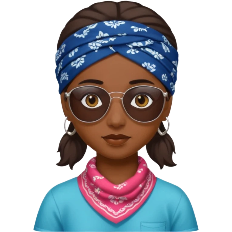 kerala Girl  with bandana & sunglass emoji