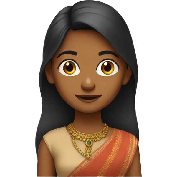 Indian girl  emoji