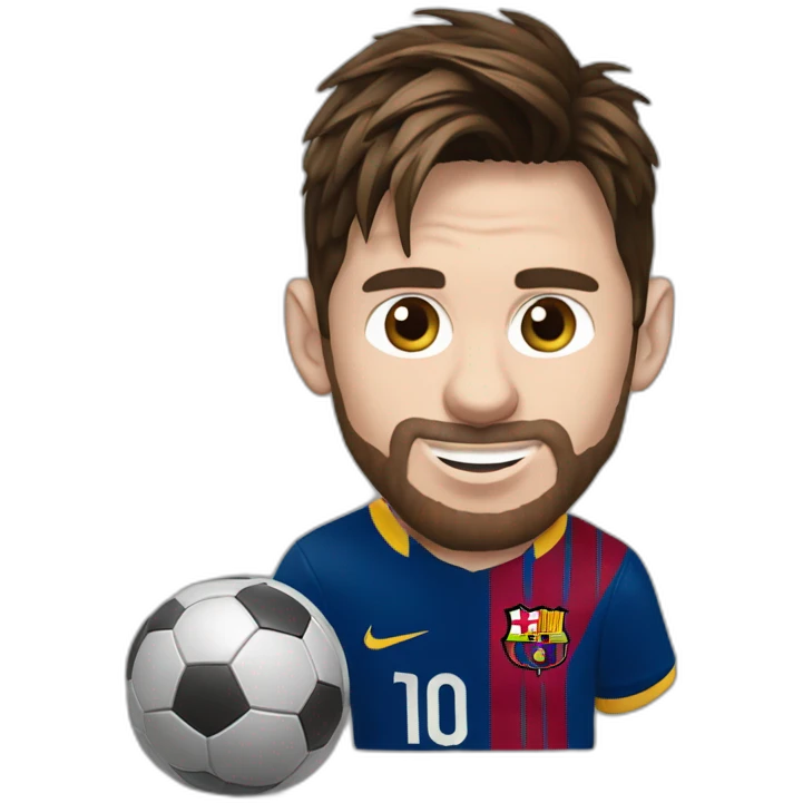 Lionel-Messi-With-The-Golden-Ball emoji