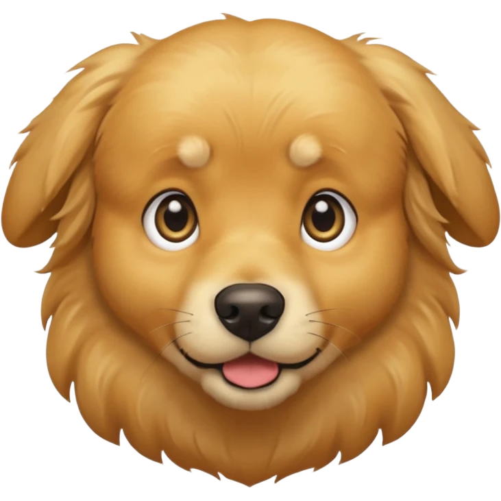 I want an emoji of a goldenretriever who is scared emoji