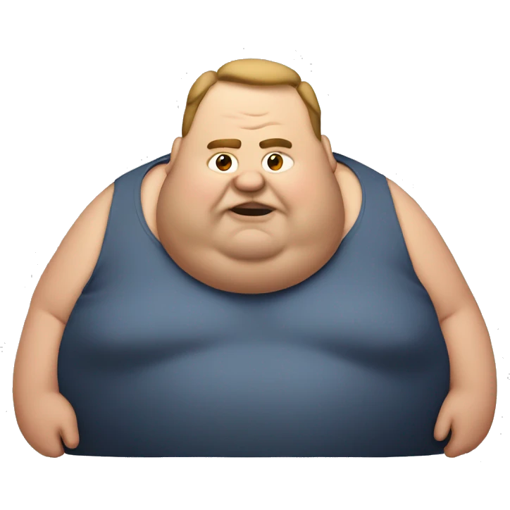 fat man emoji