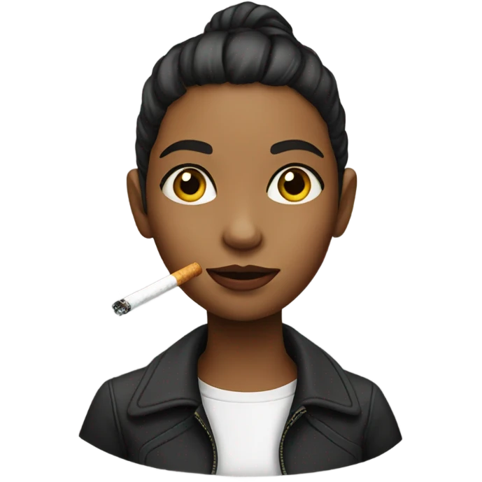 girl with a cigarette  emoji
