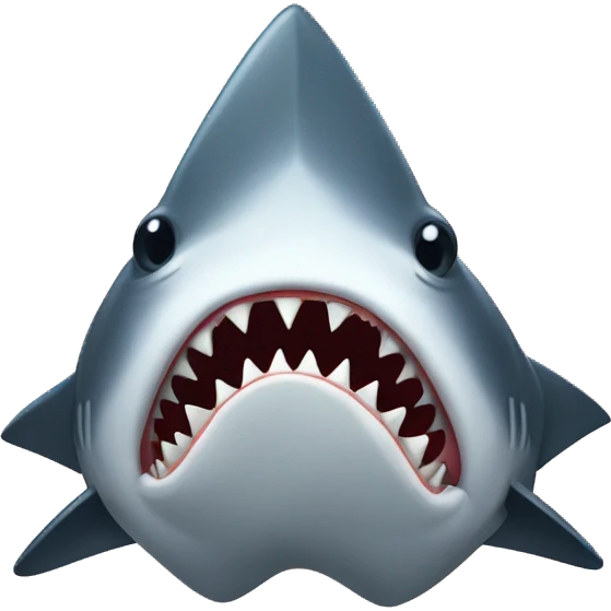 monster shark teeth emoji