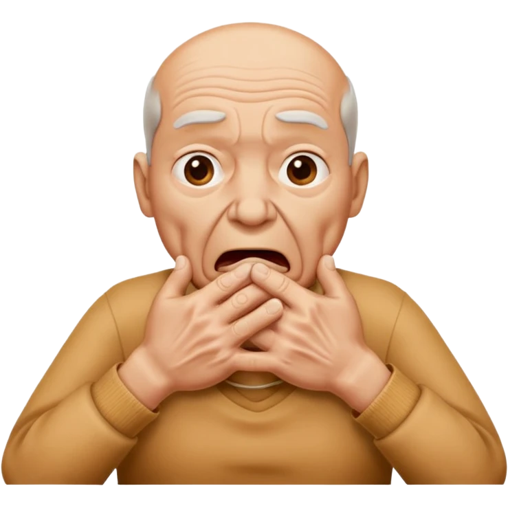 two hands stand alone making a choking gesture emoji