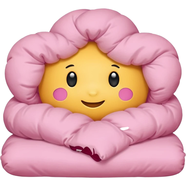 edredom rosa emoji