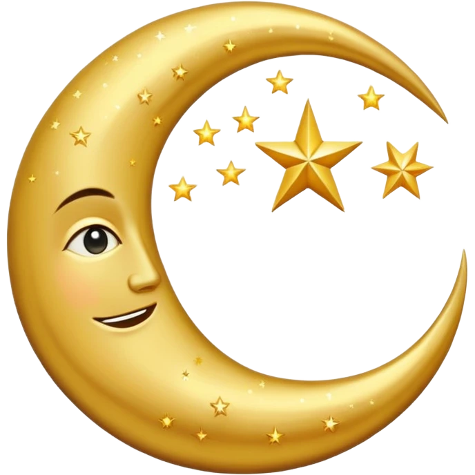 Croissant de lune musulman emoji