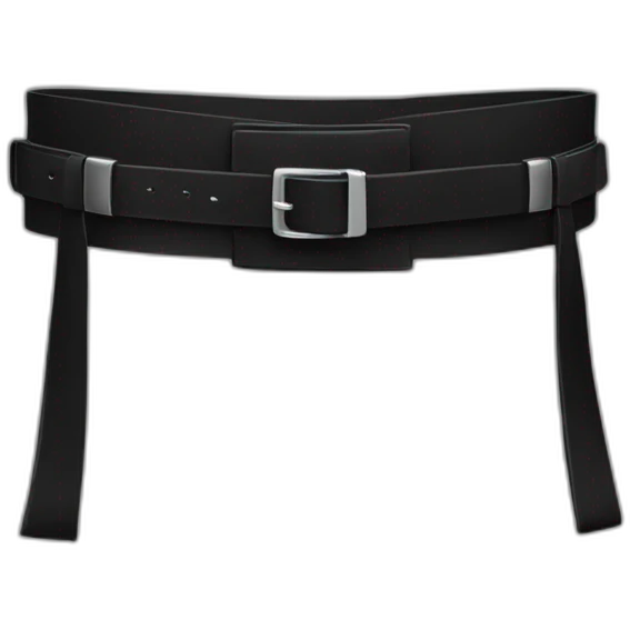 Ceinture noir emoji