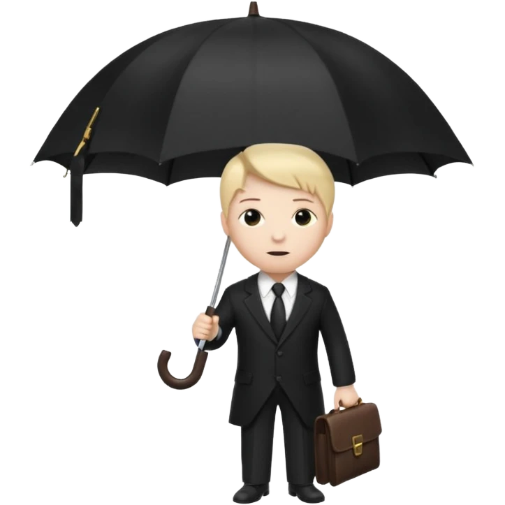 Number five Academia Umbrella emoji