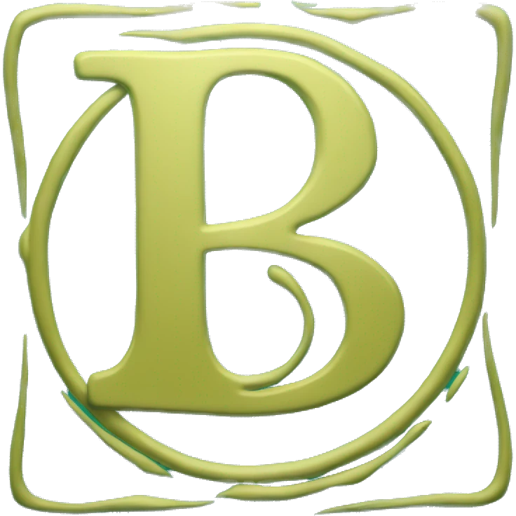 Letter “B” inside a Rounded Square Cyan Colored  emoji