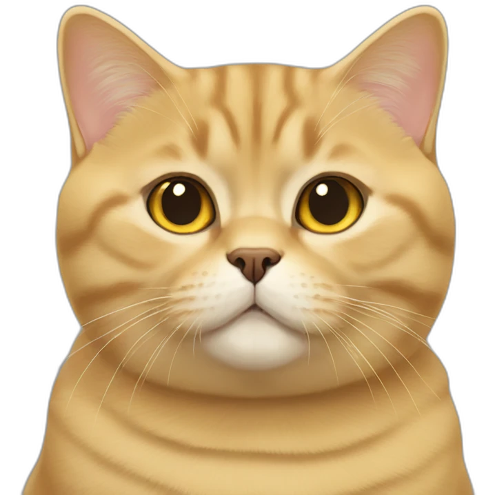 golden british shorthair emoji