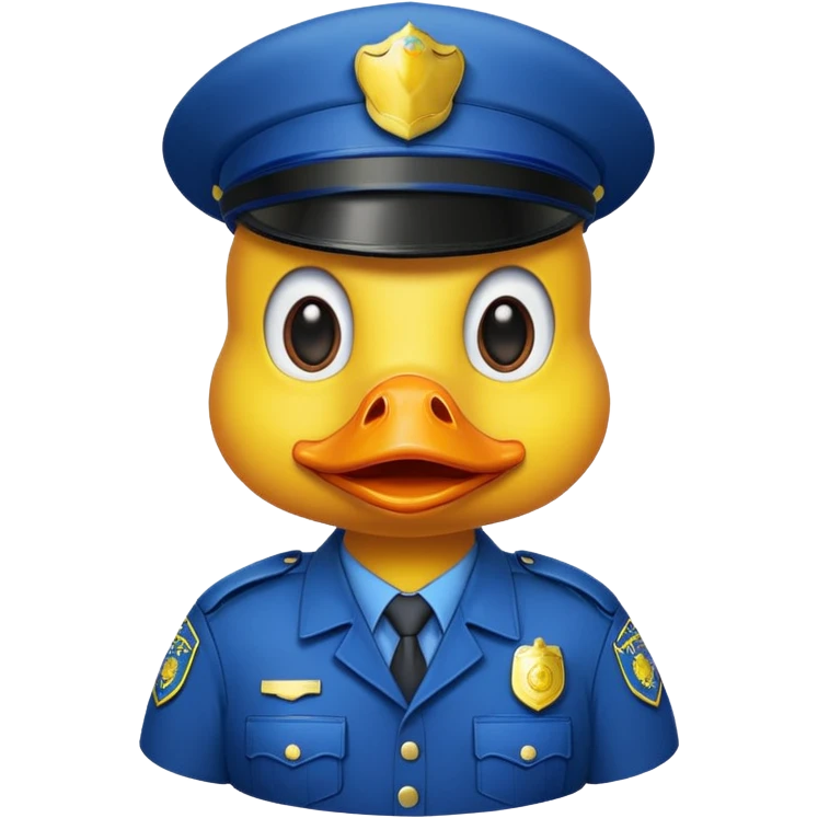 Police duck emoji