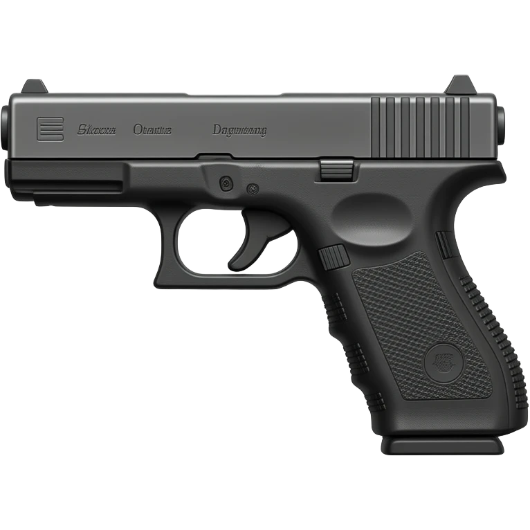 gun evidence picture at polaroid frame emoji