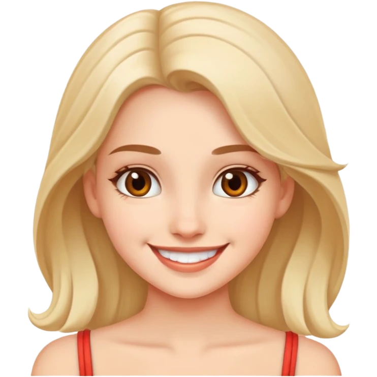 Flirtatious girl emoji