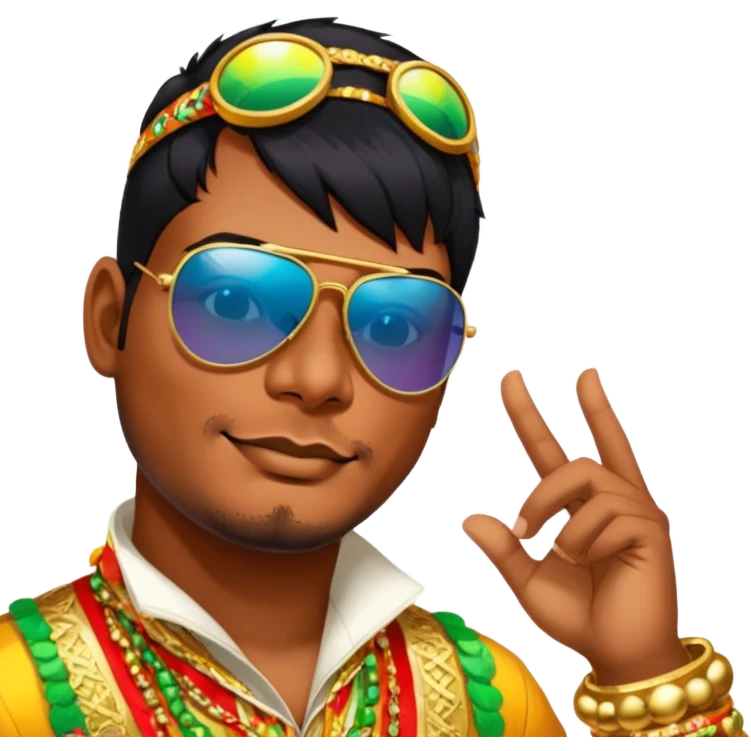 Colorful Parade Participant emoji