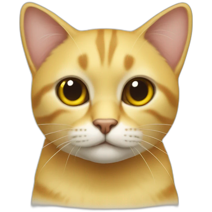 Gato gordo amarillo  emoji