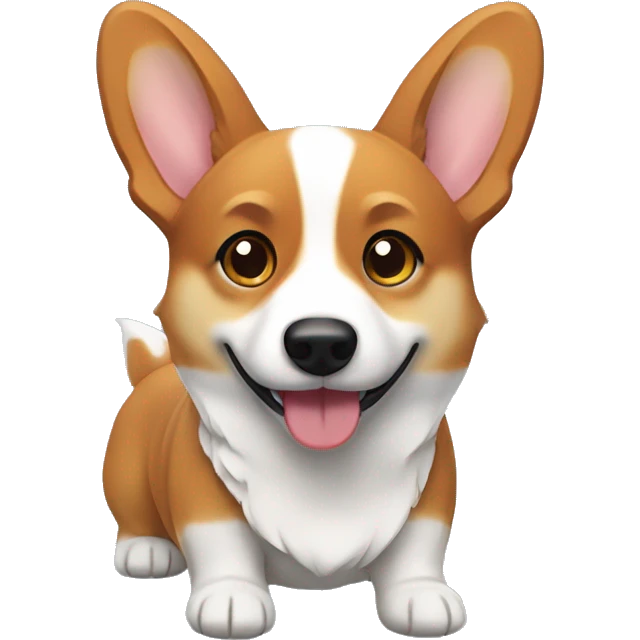 Tri color corgi  emoji