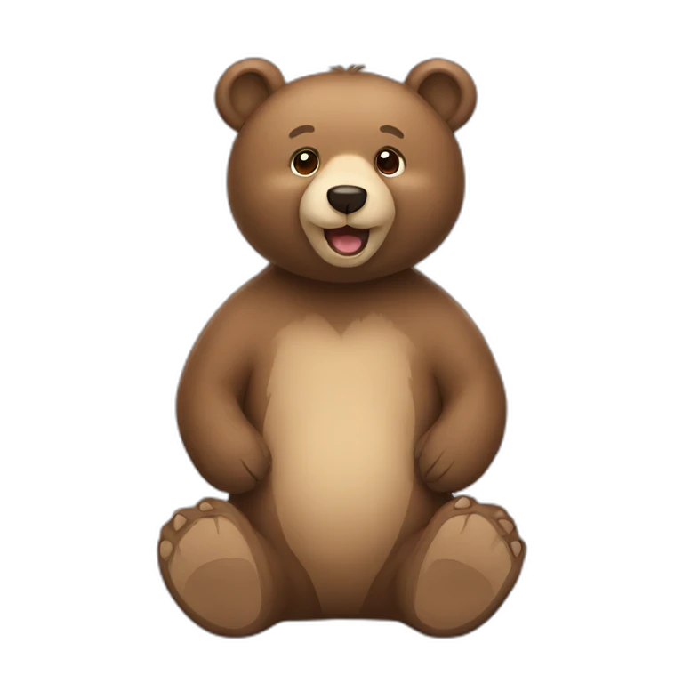 Special needs bear emoji