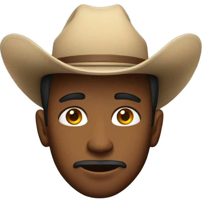 Side eyes wearing cowboy hats emoji