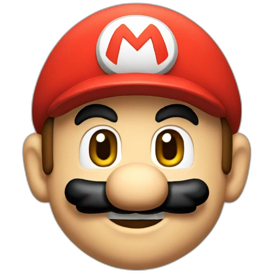 Super Mario Emoji pixelied emoji