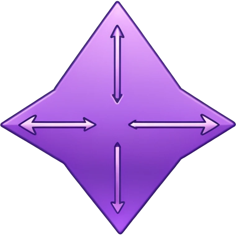 seta para direita roxa emoji