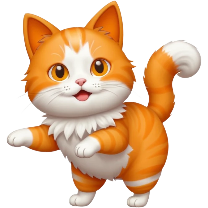 Cat twerking emoji