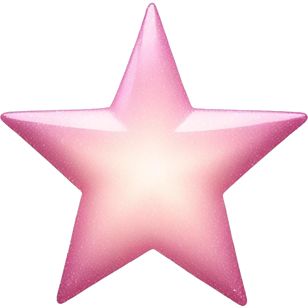 pale pink star sparkle emoji