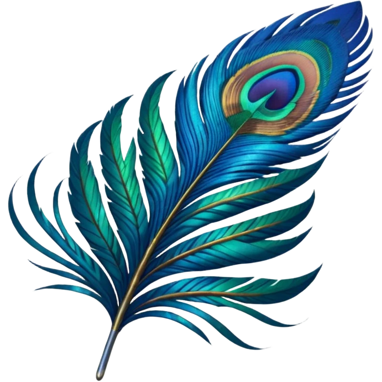 Peacock feather  emoji