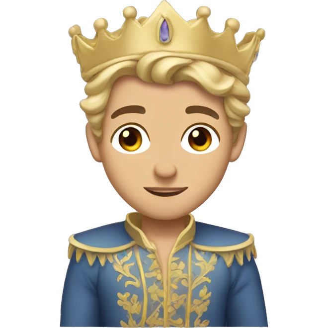 Sleepin beauty prince  emoji