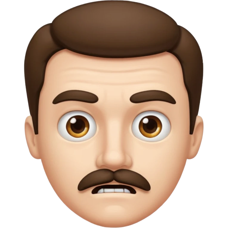 Create pls emoji that looks like austria dictator (hitler) it doesn’t have to be him but someone who looks alike , and combine it with emoji “mind blowing”, more look like hitler emoji