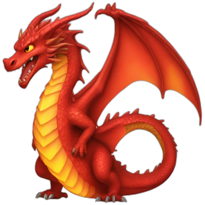 dragon-red-fire emoji