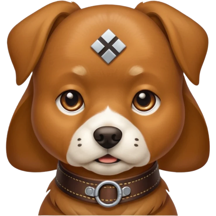 Dog with a swastika emoji