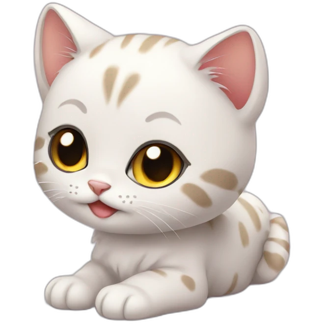 little baby cat cute emoji