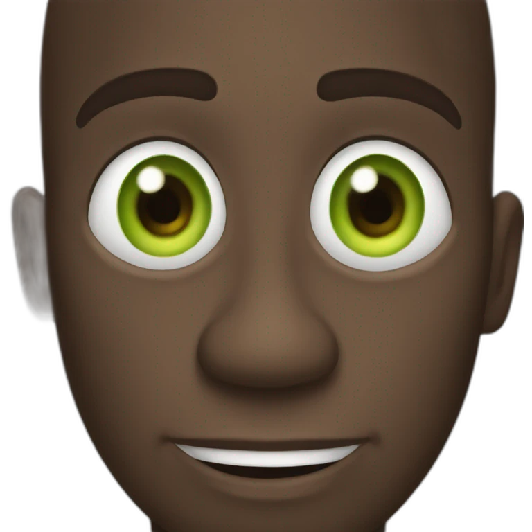 Dark skin mike wazowski emoji