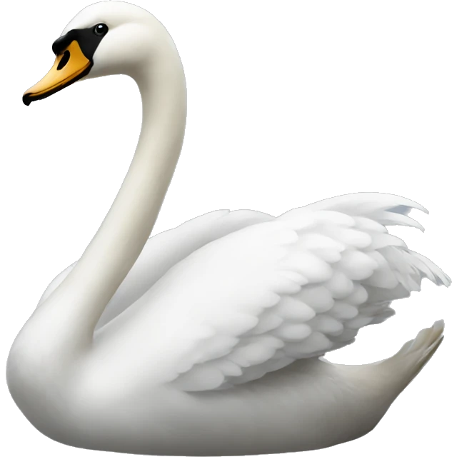 Cisne de color negro emoji