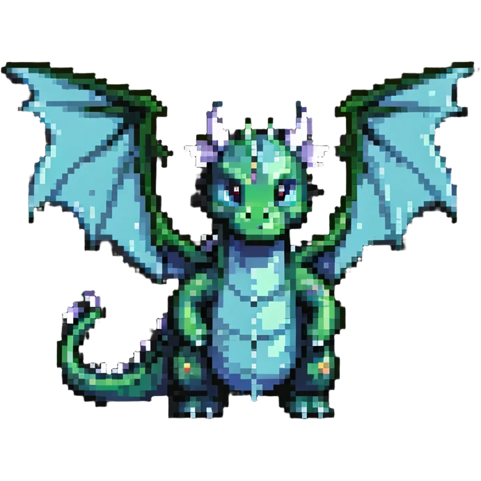 dragon with tiny wings emoji