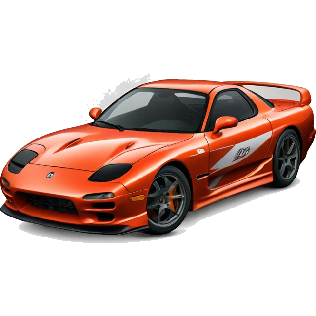 RX-7 FD3S with aura emoji