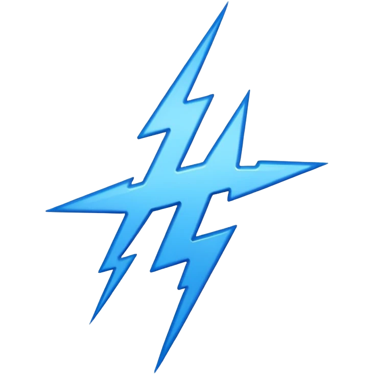 Lightning emoji