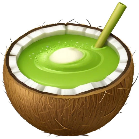 Coconut Matcha emoji