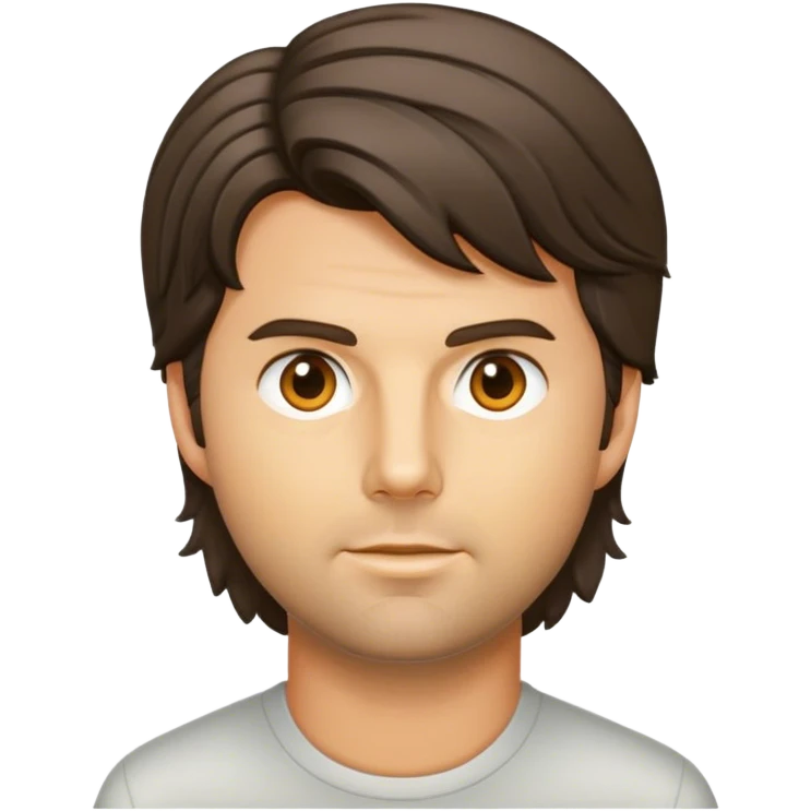 Adam Scott Severance medium length hair  emoji